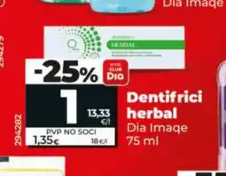 Maxi Dia DIA IMAQE Dentifrici herbal oferta