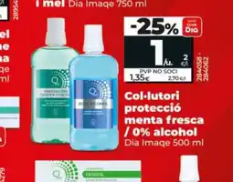 Maxi Dia DIA IMAQE Col-lutori protecció menta fresca / 0% alcohol oferta