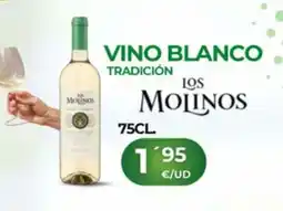 Quality Supermercados LOS MOLINOS Vino blanco tradición oferta