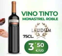 Quality Supermercados LAUDUM Vino tinto monastrel roble oferta