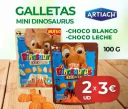 Quality Supermercados ARTIACH Galletas mini dinosaurus oferta