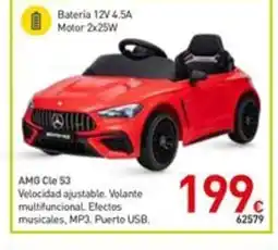 Mi Bricolaje AMG Cle 53 Velocidad ajustable. Volante multifuncional. Efectos musicales, MP3. Puerto USB. oferta