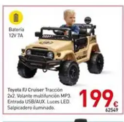Mi Bricolaje Toyota FJ Cruiser Tracción 2x2, Volante multifunción MP3, Entrada USB/AUX. Luces LED. Salpicadero iluminado. oferta