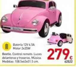 Mi Bricolaje Beetle. Control remoto. Luces delanteras y traseras oferta