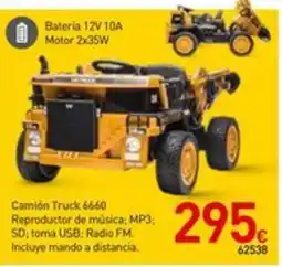 Mi Bricolaje Camión Truck 6660 Reproductor de música; MP3; SD; toma USB; Radio FM. oferta
