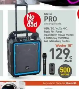 Mi Bricolaje USB/SD/AUX/MIC. Radio FM. Panel equalizador oferta