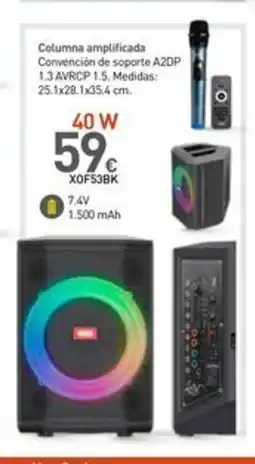 Mi Bricolaje Columna amplificada Convención de soporte A2DP 1.3 AVRCP 1.5. oferta