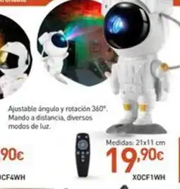 Mi Bricolaje Ajustable ángulo y rotación 360°. Mando a distancia, diversos modos de luz. oferta