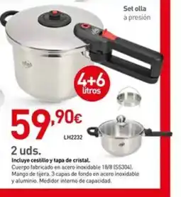 Mi Bricolaje incluye cestillo y tapa de cristal. Cuerpo fabricado en acero inoxidable oferta