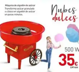 Mi Bricolaje Máquina de algodón de azúcar Transforma azúcar granulado o clásico en algodón de azúcar en pocos minutos. oferta