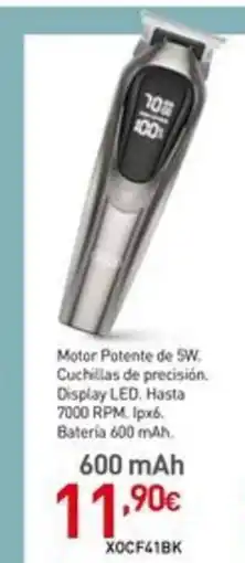 Mi Bricolaje Motor Potente de 5W. Cuchillas de precisión. Display LED. Hasta 7000 RPM. 1px6. Batería 600 mAh. oferta