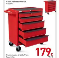 Mi Bricolaje Carro de herramientas 5 cajones oferta