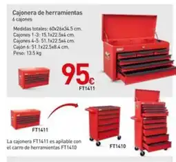 Mi Bricolaje Cajonera de herramientas 6 cajones oferta