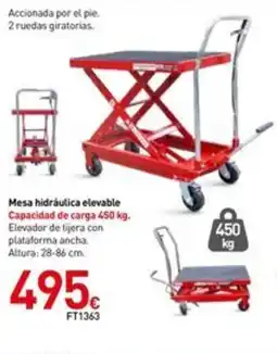 Mi Bricolaje Mesa hidráulica elevable oferta