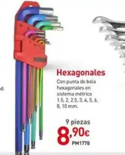 Mi Bricolaje Hexagonales Con punta de bola hexagonales en sistema métrico oferta
