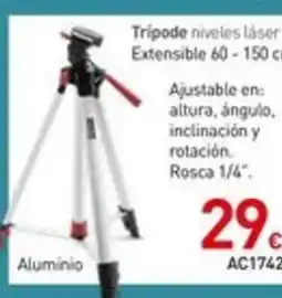 Mi Bricolaje Tripode niveles láser oferta