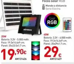 Mi Bricolaje Focos solar RGB oferta