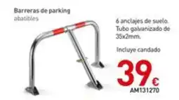 Mi Bricolaje Barreras de parking abatibles oferta