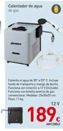 Mi Bricolaje Calentador de agua de gas oferta