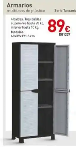 Mi Bricolaje 4 baldas. Tres baldas superiores hasta oferta