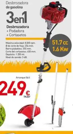 Mi Bricolaje Desbrozadora de gasolina 3en1 oferta