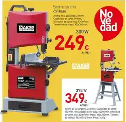 Mi Bricolaje Sierra sin fin con base oferta