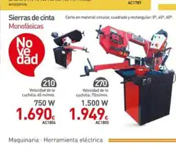 Mi Bricolaje Sierras de cinta oferta