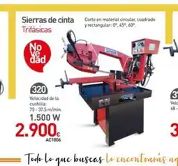 Mi Bricolaje Sierras de cinta Trifásicas oferta