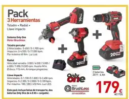 Mi Bricolaje Pack 3 Herramientas Taladro + Radial+ Llave impacto oferta