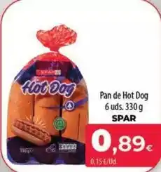 Spar La Palma Spar - pan de hot dog oferta