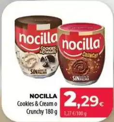 Spar La Palma Nocilla - cookies & cream o crunchy oferta