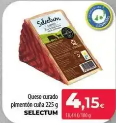 Spar La Palma Selectum - queso curado pimentón oferta