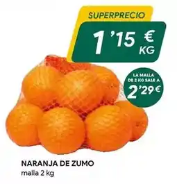 Masymas Naranja de zumo oferta