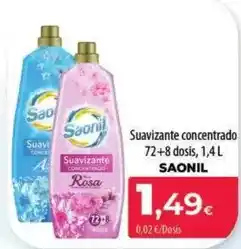 Spar La Palma Saonil - suavizante concentrado oferta