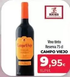 Spar La Palma Campo viejo - vino tinto reserva oferta