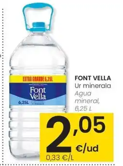 Eroski FONT VELLA Agua mineral oferta