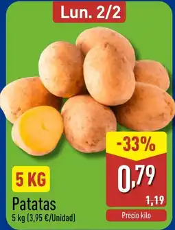 ALDI Patatas oferta