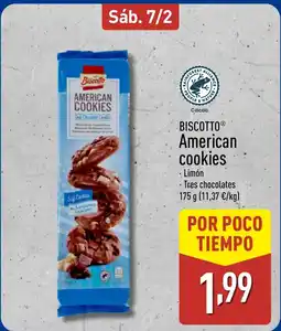 ALDI BISCOTTO American cookies oferta