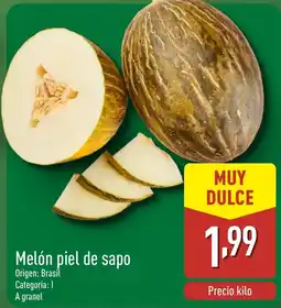 ALDI Melón piel de sapo oferta