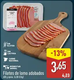 ALDI Filetes de lomo adobados oferta