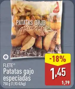 ALDI FLETE Patatas gajo especiadas oferta