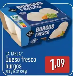 ALDI LA TABLA Queso fresco burgos oferta