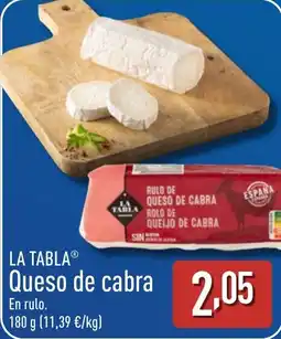 ALDI LA TABLA Queso de cabra oferta