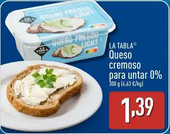 LA TABLA Queso cremoso para untar 0%
