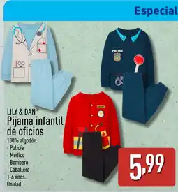 ALDI LILY & DAN Pijama infantil de oficios oferta