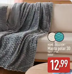 ALDI HOME CREATION Manta polar 3D oferta