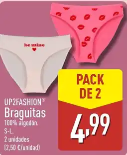 ALDI UP2FASHION Braguitas oferta