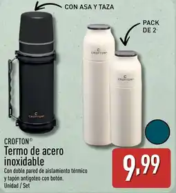 ALDI CROFTON Termo de acero inoxidable oferta