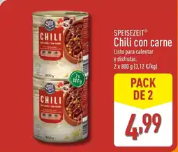 ALDI SPEISEZEIT Chili con carne oferta