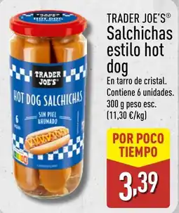ALDI TRADER JOE'S Salchichas estilo hot dog oferta